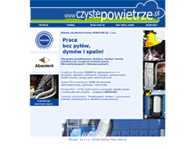 Tablet Screenshot of czystepowietrze.pl